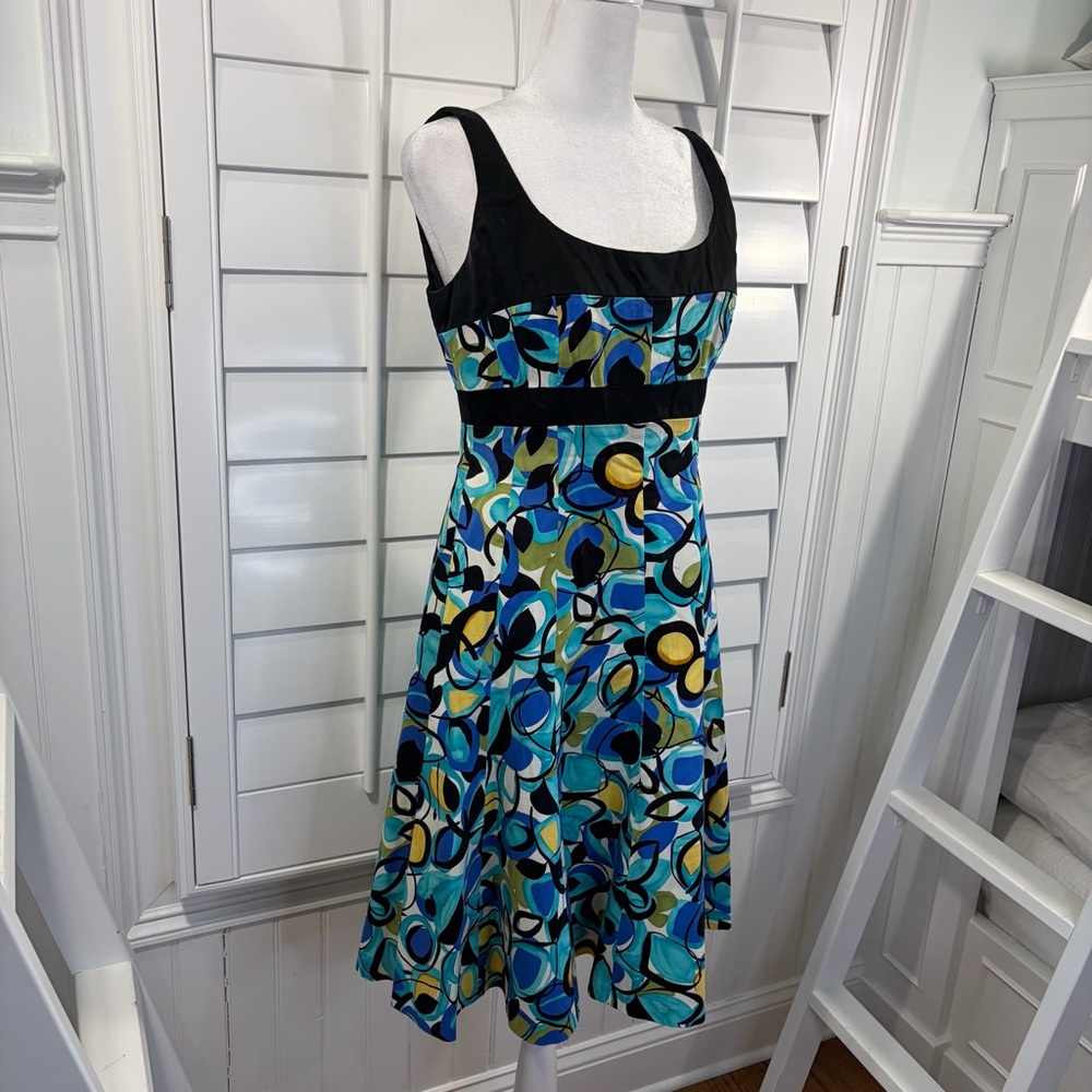 Nine West Abstract Floral Dress (6) - Picture 2 of 8